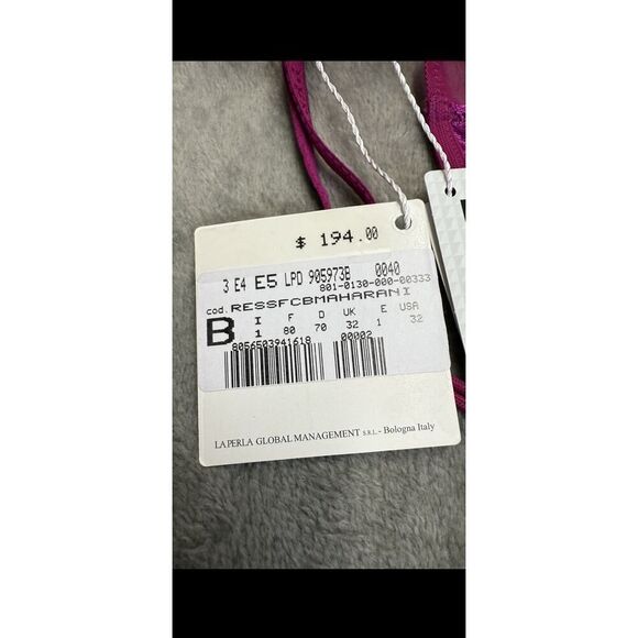 NWT La Perla Hot Pink Lace Bralette - Size 32B - Picture 8 of 9